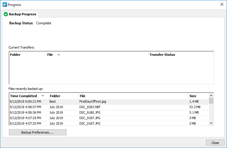 File Protection Server Progress